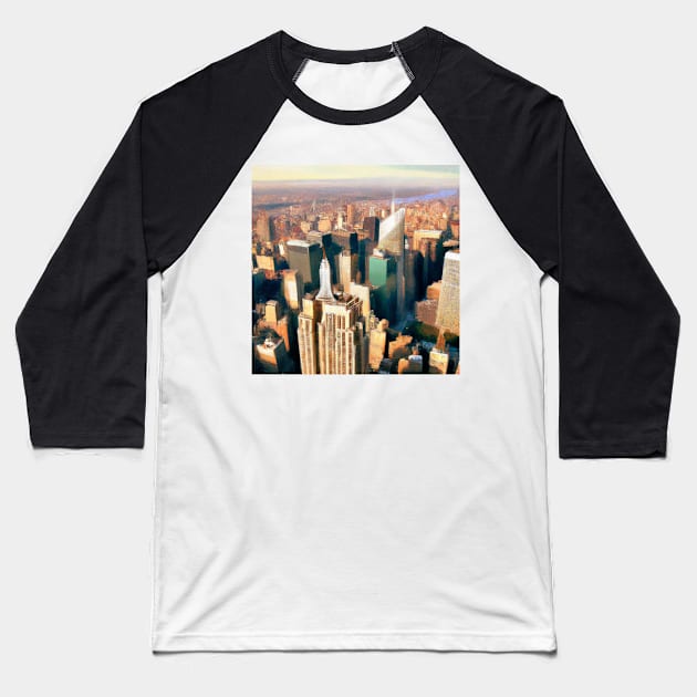 Manhattan Baseball T-Shirt by Starbase79